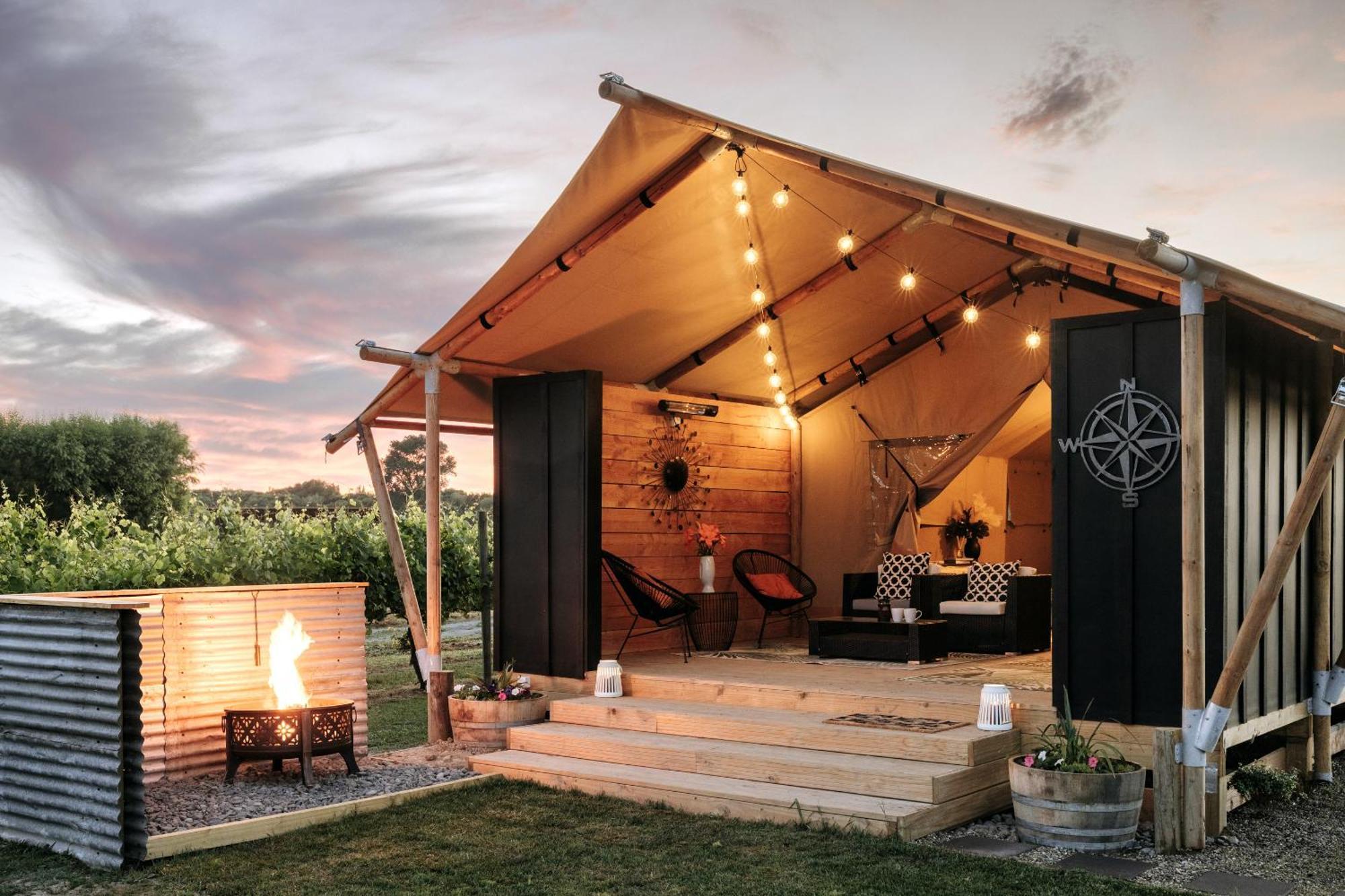 Villas & Vines Glamping Hastings Buitenkant foto