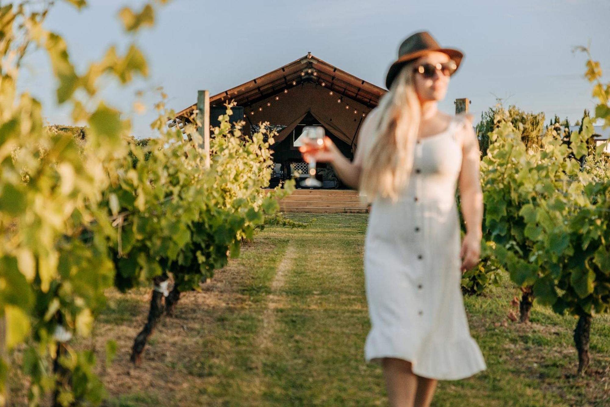 Villas & Vines Glamping Hastings Buitenkant foto
