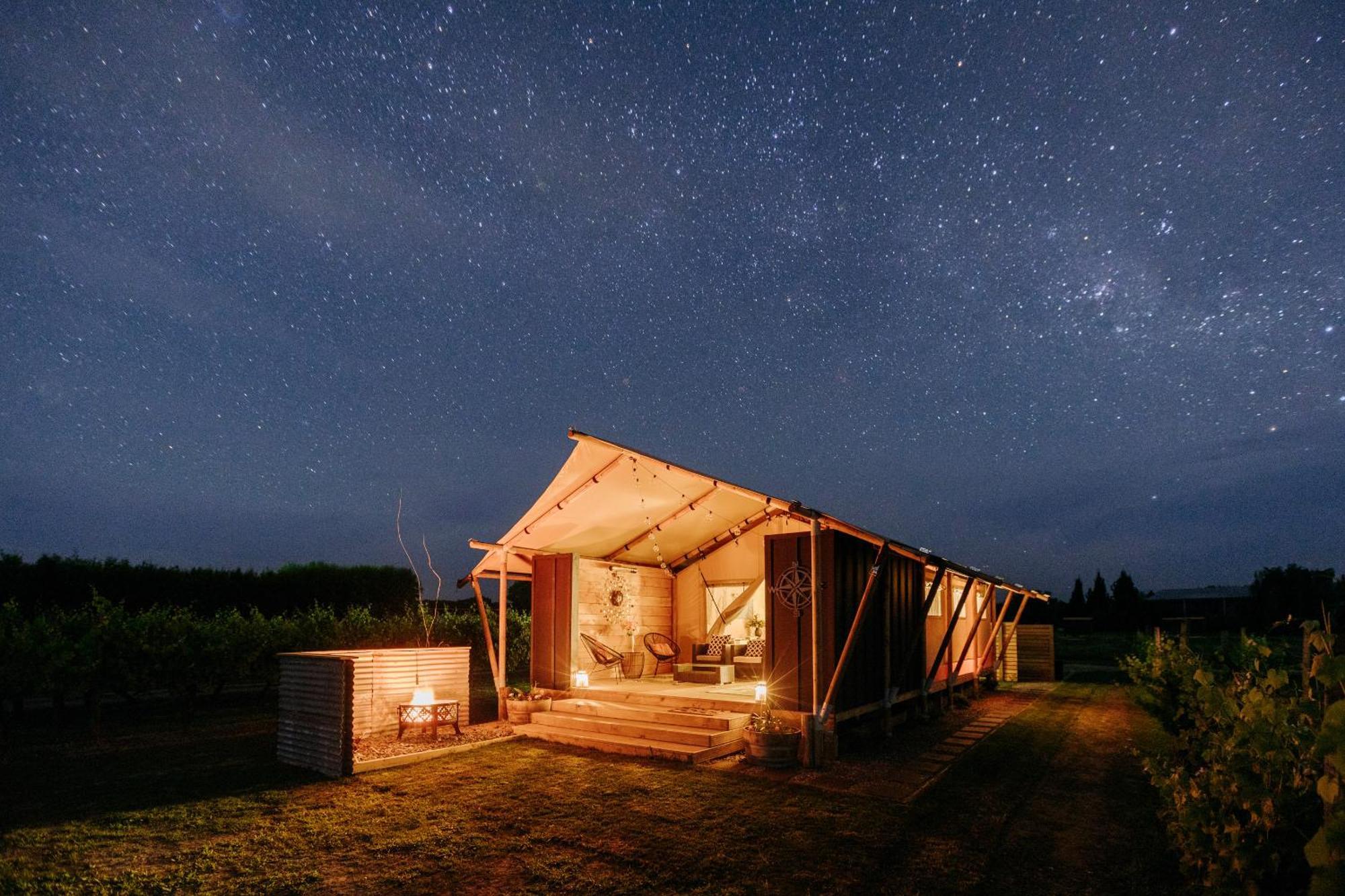 Villas & Vines Glamping Hastings Buitenkant foto
