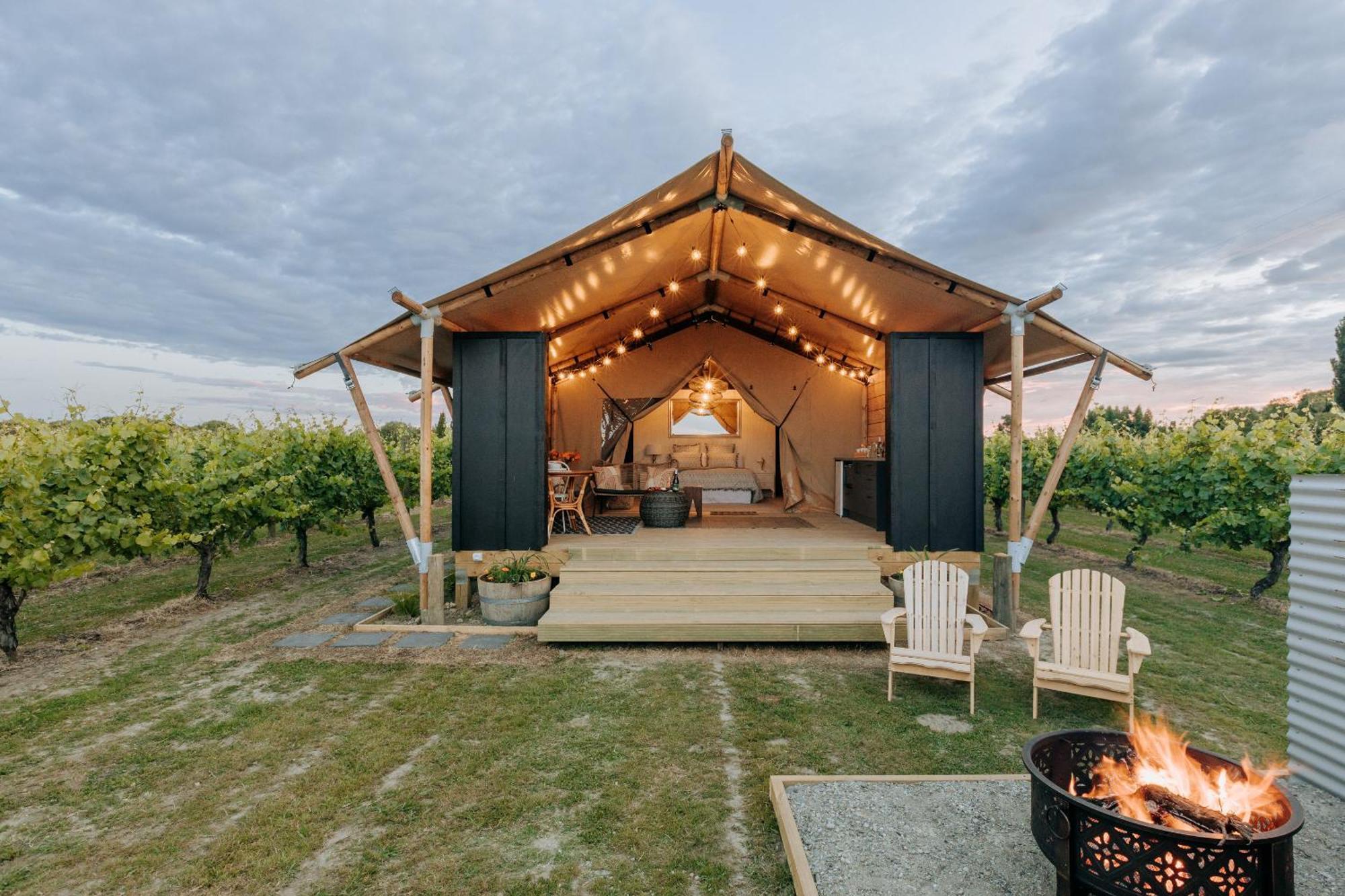 Villas & Vines Glamping Hastings Buitenkant foto
