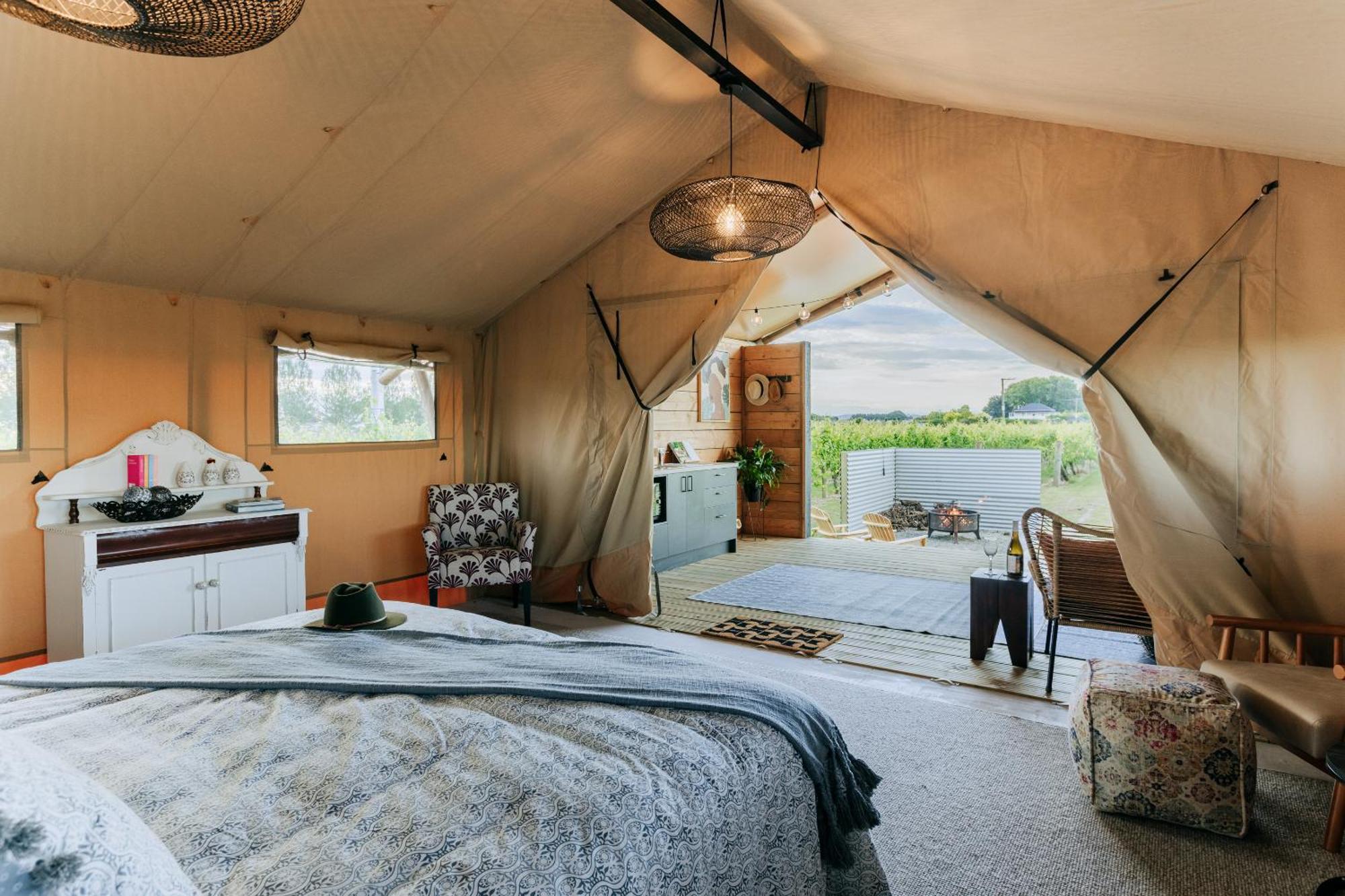 Villas & Vines Glamping Hastings Buitenkant foto