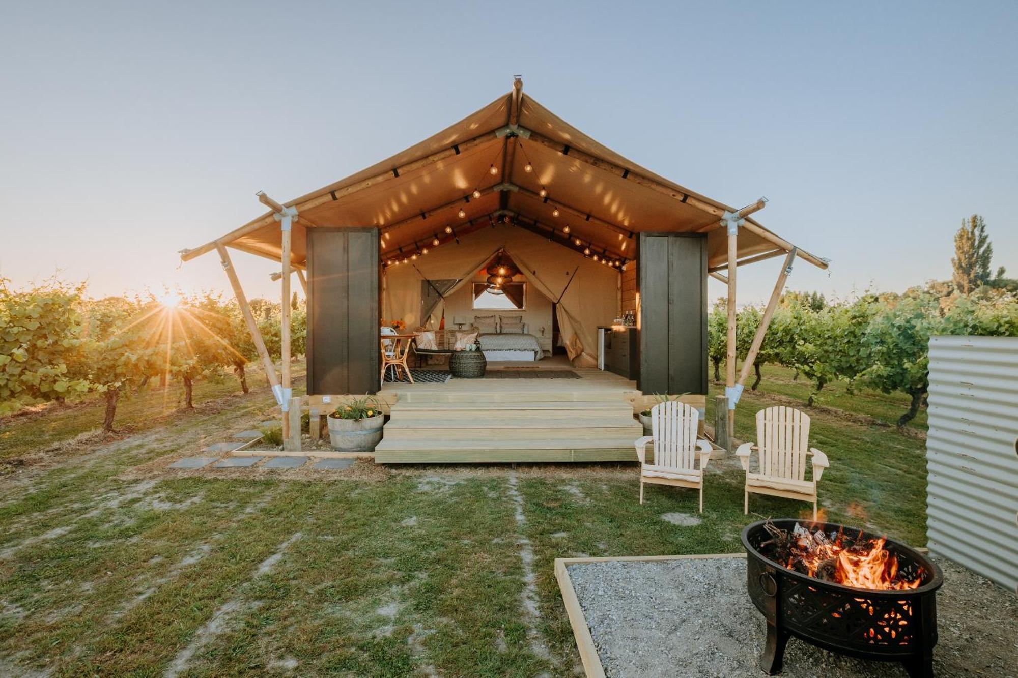 Villas & Vines Glamping Hastings Buitenkant foto